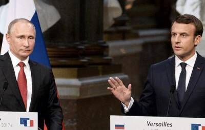 Владимир Путин - Эммануэля Макрон - Путин - Путин и Макрон условились синхронно действовать по Нагорному Карабаху - argumenti.ru - Россия - Франция