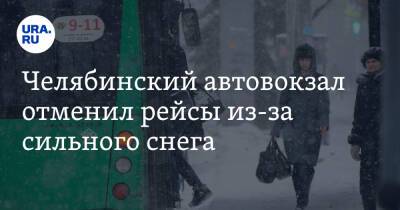 Челябинский автовокзал отменил рейсы из-за сильного снега - ura.news - Москва - Екатеринбург - Челябинск - Красноярск