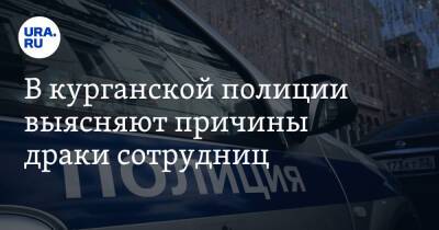 В курганской полиции выясняют причины драки сотрудниц - ura.news - Россия - Курганская обл. - Курган