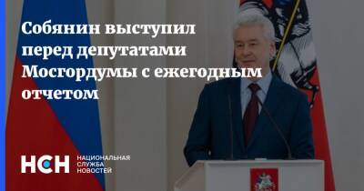 Сергей Собянин - Собянин выступил перед депутатами Мосгордумы с ежегодным отчетом - nsn.fm - Москва - Москва