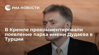 Дмитрий Песков - Рамзан Кадыров - Пресс-секретарь Песков: решение Турции присвоить парку имя Дудаева болезненно для Чечни - ria.ru - Москва - Россия - Турция - респ. Чечня