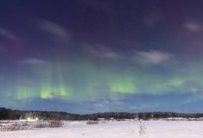 Фотоохотники запечатлели самое яркое северное сияние в 2021 году - sib.fm - Сортавала - республика Карелия