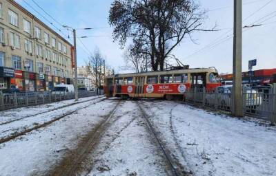 В Харькове трамвай с пассажирами сошел с рельс - lenta.ua - Украина - Харьковская обл. - Харьков - Харьков