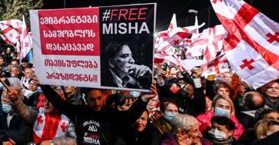 Михаил Саакашвили - Тбилиси: 300 активистов объявили голодовку с требованием освободить Саакашвили - rus.delfi.lv - Украина - Грузия - Берлин - Тбилиси - Латвия