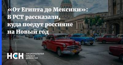 Дмитрий Горин - «От Египта до Мексики»: В РСТ рассказали, куда поедут россияне на Новый год - nsn.fm - Россия - Египет - Турция - Мексика - Куба - Эмираты