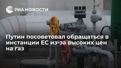 Владимир Путин - Президент Путин посоветовал обращаться в европейские инстанции из-за высоких цен на газ - smartmoney.one - Россия - Украина - Германия - Польша - Европа