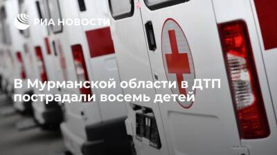 В Мурманской области пострадали восемь детей при столкновении двух микроавтобусов - ria.ru - Москва - Оленегорск - Мурманская обл.