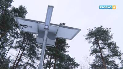 В Гродно установили три экспериментальных светильника на солнечных батареях - grodnonews.by - Белоруссия