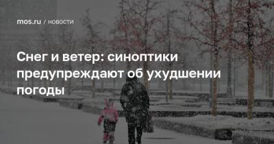 Снег и ветер: синоптики предупреждают об ухудшении погоды - mos.ru - Москва