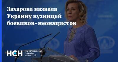 Мария Захарова - Захарова назвала Украину кузницей боевиков-неонацистов - nsn.fm - Москва - Россия - Украина - Киев