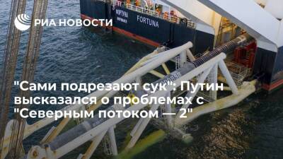 Владимир Путин - Президент Путин о проблемах с сертификацией "Северного потока — 2": сами подрезают сук - smartmoney.one - Россия - Украина - Европа