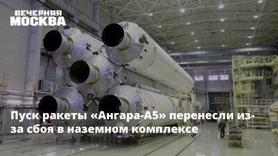 Дмитрий Рогозин - Анна Кикина - Пуск ракеты «Ангара-А5» перенесли из-за сбоя в наземном комплексе - vm.ru - Ракеты