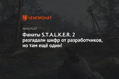 Фанаты S.T.A.L.K.E.R. 2 разгадали шифр от разработчиков, но там ещё один! - championat.com