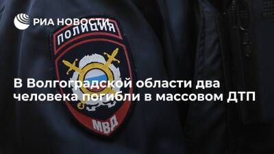 Два человека погибли в массовом ДТП из-за метели на трассе в Волгоградской области - ria.ru - Волгоград - Волгоградская обл.