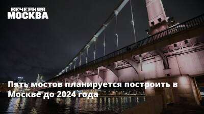 Рафик Загрутдинов - Пять мостов планируется построить в Москве до 2024 года - vm.ru - Москва - Строительство