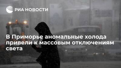 Аномальные холода привели к массовым отключениям света в районах Приморья - ria.ru - Приморье край - Владивосток - район Хасанский - Партизанск - Владивосток