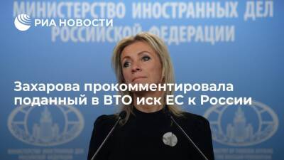 Мария Захарова - Джо Байден - Представитель МИД Захарова об иске ЕС: понятно, как они оценивают глупость своих элит - ria.ru - Москва - Россия - США - Москва