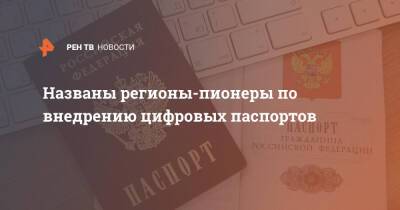 Дмитрий Чернышенко - Три пилотных региона выбрали для внедрения цифрового паспорта - ren.tv - Москва - Россия - Московская обл. - респ. Татарстан