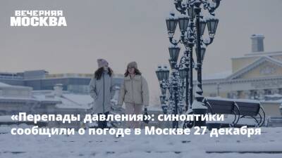 «Перепады давления»: синоптики сообщили о погоде в Москве 27 декабря - vm.ru - Москва - Московская обл. - Москва