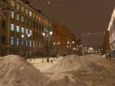Провальную уборку снега в центре Петербурга объяснили плотной застройкой - rosbalt.ru - Санкт-Петербург - район Центральный, Санкт-Петербург