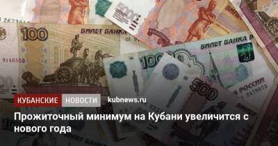 Вениамин Кондратьев - Прожиточный минимум на Кубани увеличится с нового года - kubnews.ru - Россия - Краснодарский край