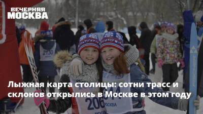 Сергей Собянин - Лыжная карта столицы: сотни трасс и склонов открылись в Москве в этом году - vm.ru - Москва - Москва