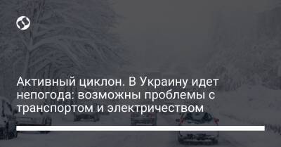 Активный циклон. В Украину идет непогода: возможны проблемы с транспортом и электричеством - liga.net - Украина - Николаевская обл. - Хмельницкая обл. - Винницкая обл. - Одесская обл. - Черновицкая обл. - Херсонская обл.