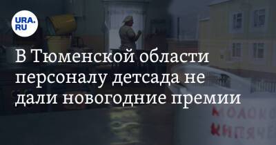 В Тюменской области персоналу детсада не дали новогодние премии - ura.news - Тюменская обл. - Тобольск