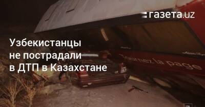 Узбекистанцы не пострадали в ДТП в Казахстане - gazeta.uz - Казахстан - Узбекистан
