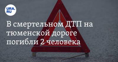 В смертельном ДТП на тюменской дороге погибли 2 человека - ura.news - Тюменская обл. - Скончался
