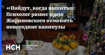 Владимир Жириновский - «Найдут, когда выпить»: Психолог разнес идею Жириновского отменить новогодние каникулы - nsn.fm - Россия