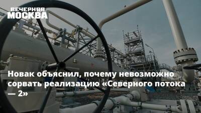 Александр Новак - Олаф Шольц - Новак заявил о невозможности сорвать реализацию «Северного потока — 2» - vm.ru - Россия - Украина - Германия - Франция - Европа