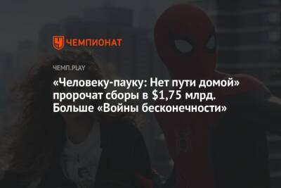 «Человеку-пауку: Нет пути домой» пророчат сборы в $1,75 млрд. Больше «Войны бесконечности» - championat.com