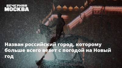 Назван российский город, которому больше всего везет с погодой на Новый год - vm.ru - Россия - Уфа - Нижний Новгород - Красноярск - Казань - Ростов-На-Дону - Самара - Омск