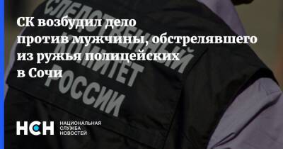 СК возбудил дело против мужчины, обстрелявшего из ружья полицейских в Сочи - nsn.fm - Россия - Сочи - Краснодарский край - Сочи