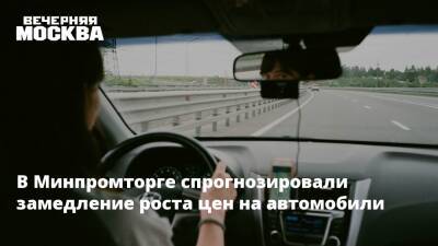 Денис Мантуров - В Минпромторге спрогнозировали замедление роста цен на автомобили - vm.ru - Россия