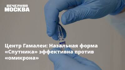 Вильям Гейтс - Центр Гамалеи: Назальная форма «Спутника» эффективна против «омикрона» - vm.ru - США