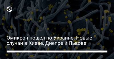 Игорь Кузин - Омикрон пошел по Украине. Новые случаи в Киеве, Днепре и Львове - liga.net - Украина - Киев - Киевская обл. - Германия - Польша - Эмираты