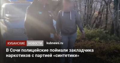 В Сочи полицейские поймали закладчика наркотиков с партией «синтетики» - kubnews.ru - Сочи - Краснодарский край - Кемеровская обл. - Сочи - район Адлерский, Сочи