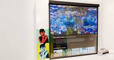 LG разработала необычную "умную" полку со встроенным OLED-телевизором (фото) - focus.ua - Южная Корея - Украина
