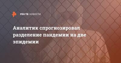 Аналитик спрогнозировал разделение пандемии на две эпидемии - ren.tv - Англия - Дания - Юар