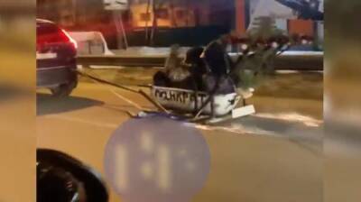 В Воронеже прокативший друзей в ванне автомобилист получил штраф - vestivrn.ru - Воронеж