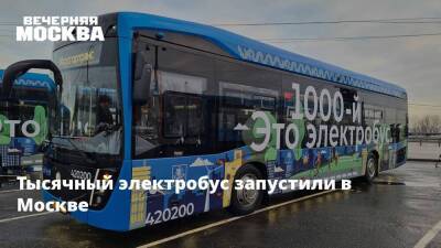 Максим Ликсутов - Владимир Ефимов - Тысячный электробус запущен за «зеленые» облигации - smartmoney.one - Москва - Москва