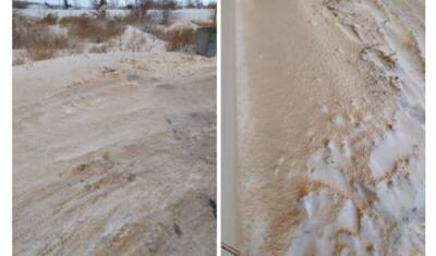 Жители Сибая сообщили о пожелтевшем снеге в городе - mkset.ru - Экология