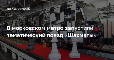 В московском метро запустили тематический поезд «Шахматы» - mos.ru - Москва