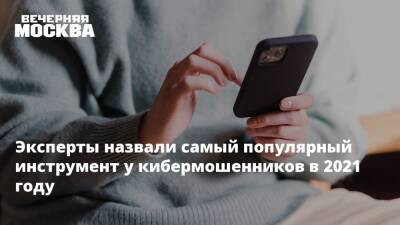 Эксперты назвали самый популярный инструмент у кибермошенников в 2021 году - vm.ru