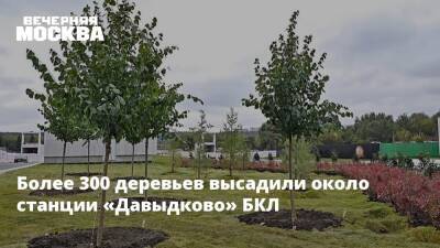 Андрей Бочкарев - Более 300 деревьев высадили около станции «Давыдково» БКЛ - vm.ru - Москва - Благоустройство