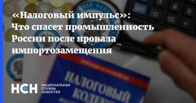 Дмитрий Давыдов - «Налоговый импульс»: Что спасет промышленность России после провала импортозамещения - nsn.fm - Россия