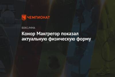 Дастин Порье - Конор Макгрегор - Диас Нейт - Конор Макгрегор показал актуальную физическую форму - championat.com - Ирландия