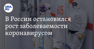 В России остановился рост заболеваемости коронавирусом - ura.news - Москва - Россия - Санкт-Петербург
